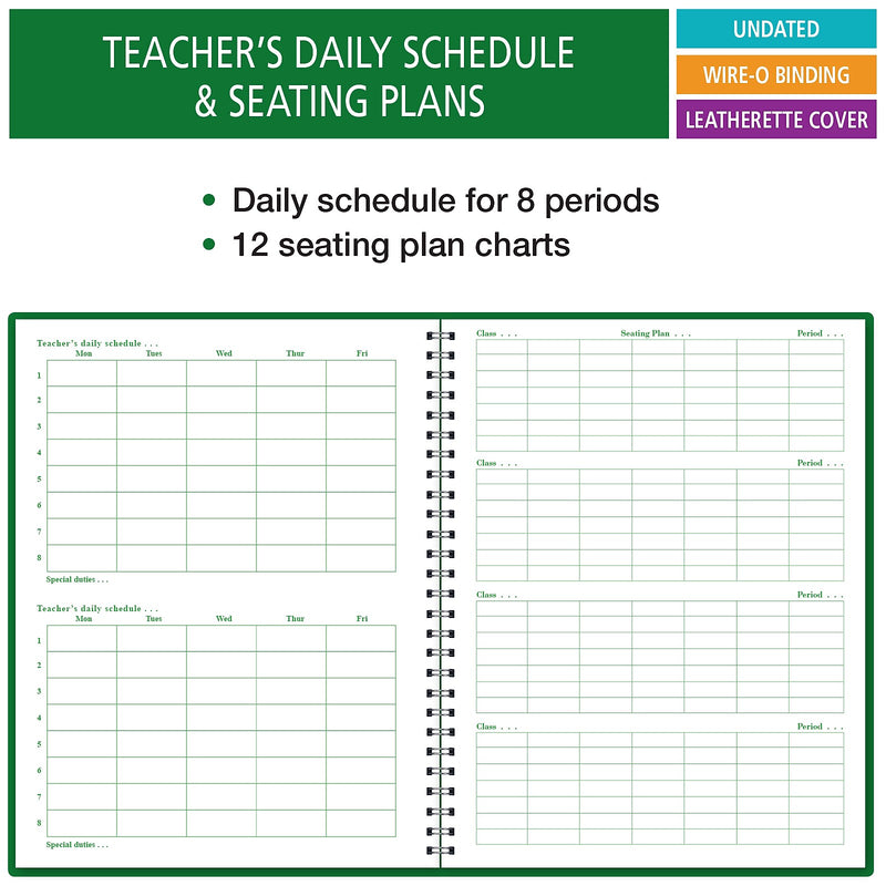 ELAN Undated Class Record Book, 8.5" x 11", 50/Pack (R1200-CP)