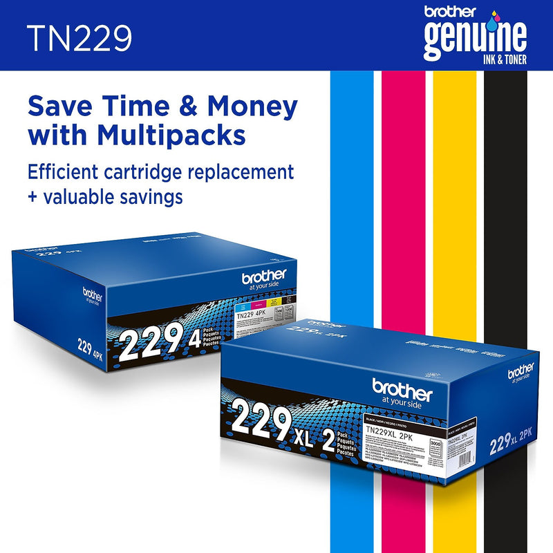 Brother TN229Y Yellow Standard Yield Toner Cartridge