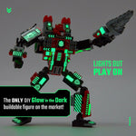 JITTERYGIT Robotryx Red Grindburst Robot Building Toy, 235 Pieces/Pack (ROBOTRYX-RED)