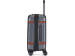 Bugatti Wellington 21" Hardside Suitcase, 8-Wheeled Spinner, TSA Checkpoint Friendly, Silver (HLG5120-Pewter)