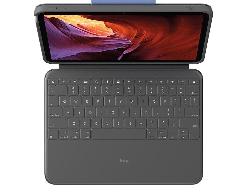 Logitech Rugged Folio 10.9" Keyboard Case for iPad 10th Gen, Graphite (920-011295)
