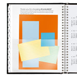 2026 AT-A-GLANCE DayMinder 7" x 8.5" Monthly Planner, Faux Leather Cover, Black (G400H-00-26)