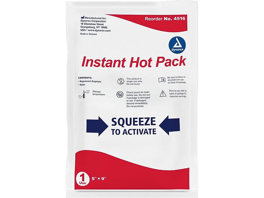 Dynarex All-Purpose Heat Pack, 5" x 9", 24/Carton (4516)