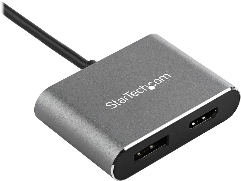 StarTech USB-C to HDMI/DisplayPort Video Adapter, Space Gray (CDP2DPHD)