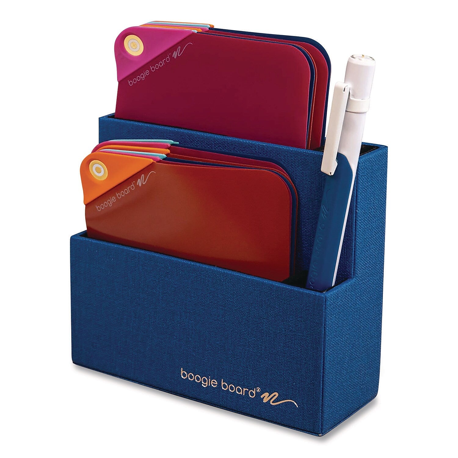Boogie Board VersaNotes 3-Compartment Fabric Note Holder, Blue (IMVVND02B0001)