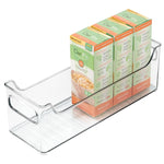 iDESIGN Medium Stackable Plastic Storage Bin, Clear (73430)