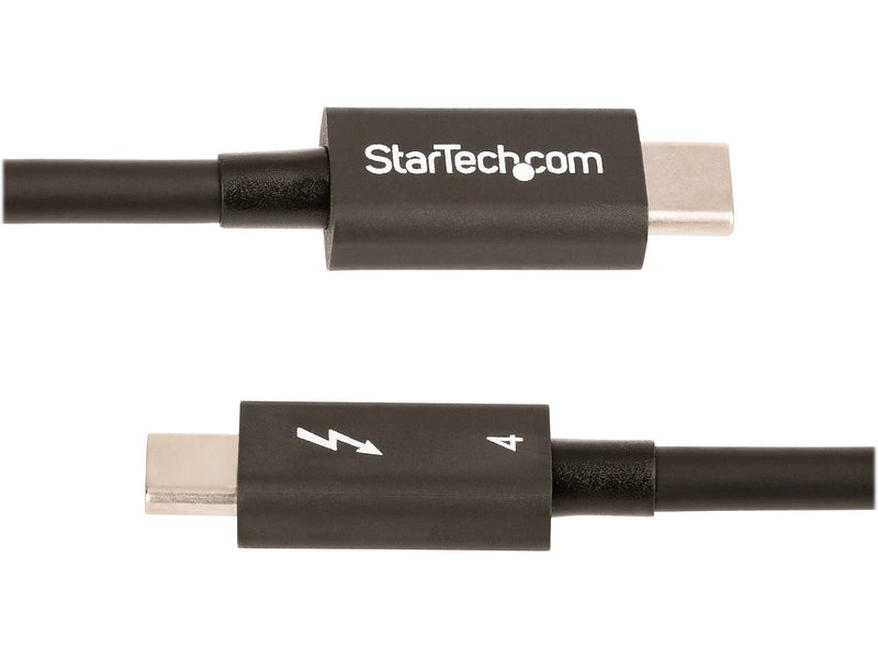 StarTech 1.6' Thunderbolt 4 Cable, Black (TBLT4MM50CM)