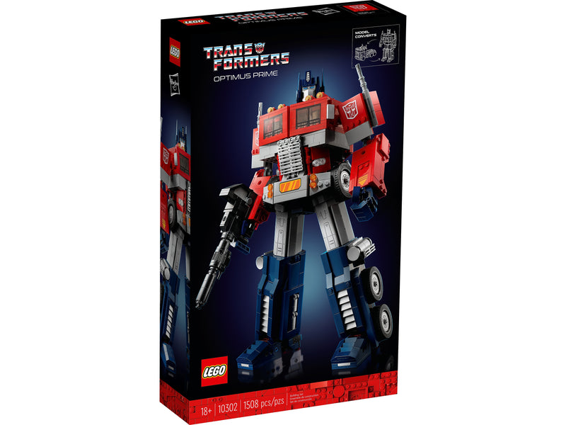 LEGO Icons Transformers Optimus Prime Building Set (10302)
