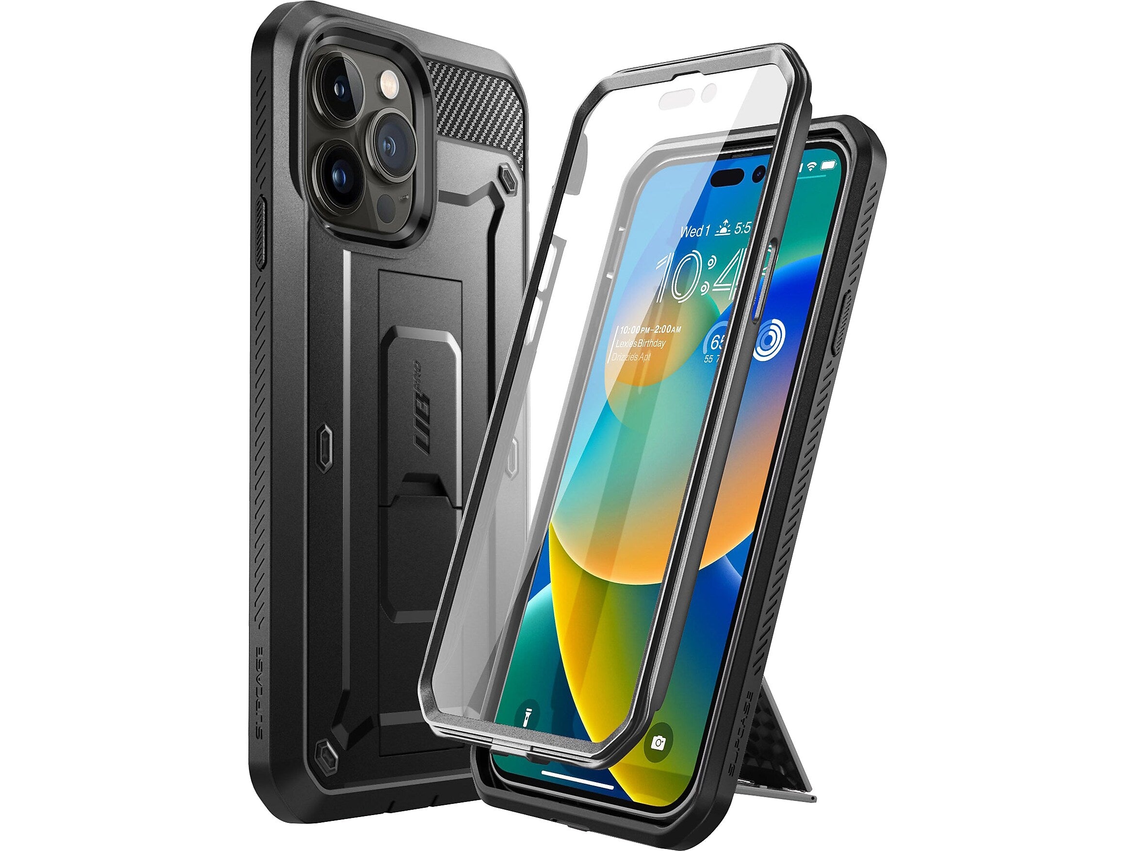 SUPCASE Unicorn Beetle PRO Black Rugged Case for iPhone 14 Pro Max (SUP-iPhone2022Pro-6.7-UBPro-SP-Black)
