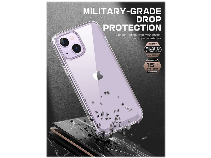 SupCase Unicorn Beetle Clear Slim Case for iPhone 14 (SUP-iPhone2021/22-6.1-UBStyle-Clear)