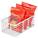 mDesign Steel Organizer, Matte White (25939)