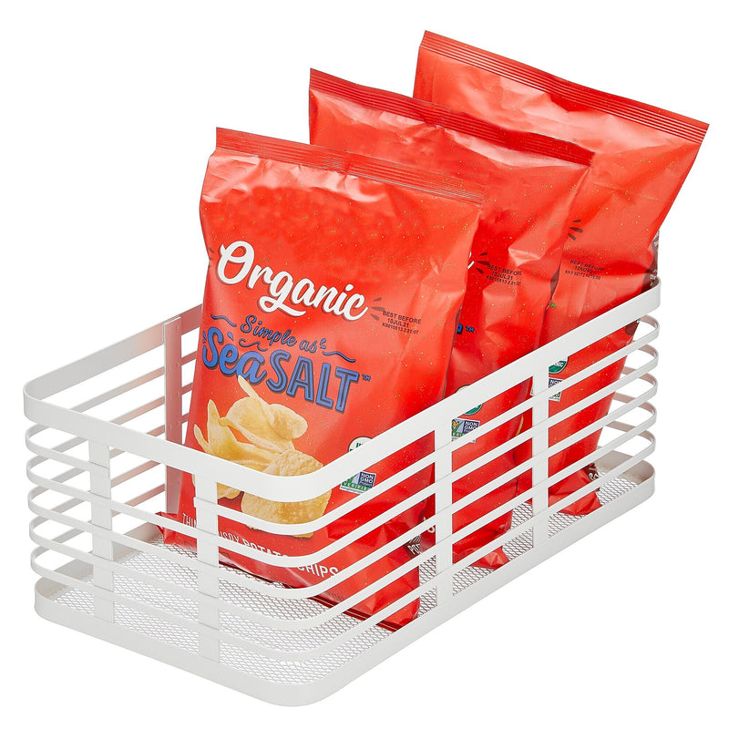 mDesign Steel Organizer, Matte White (25939)