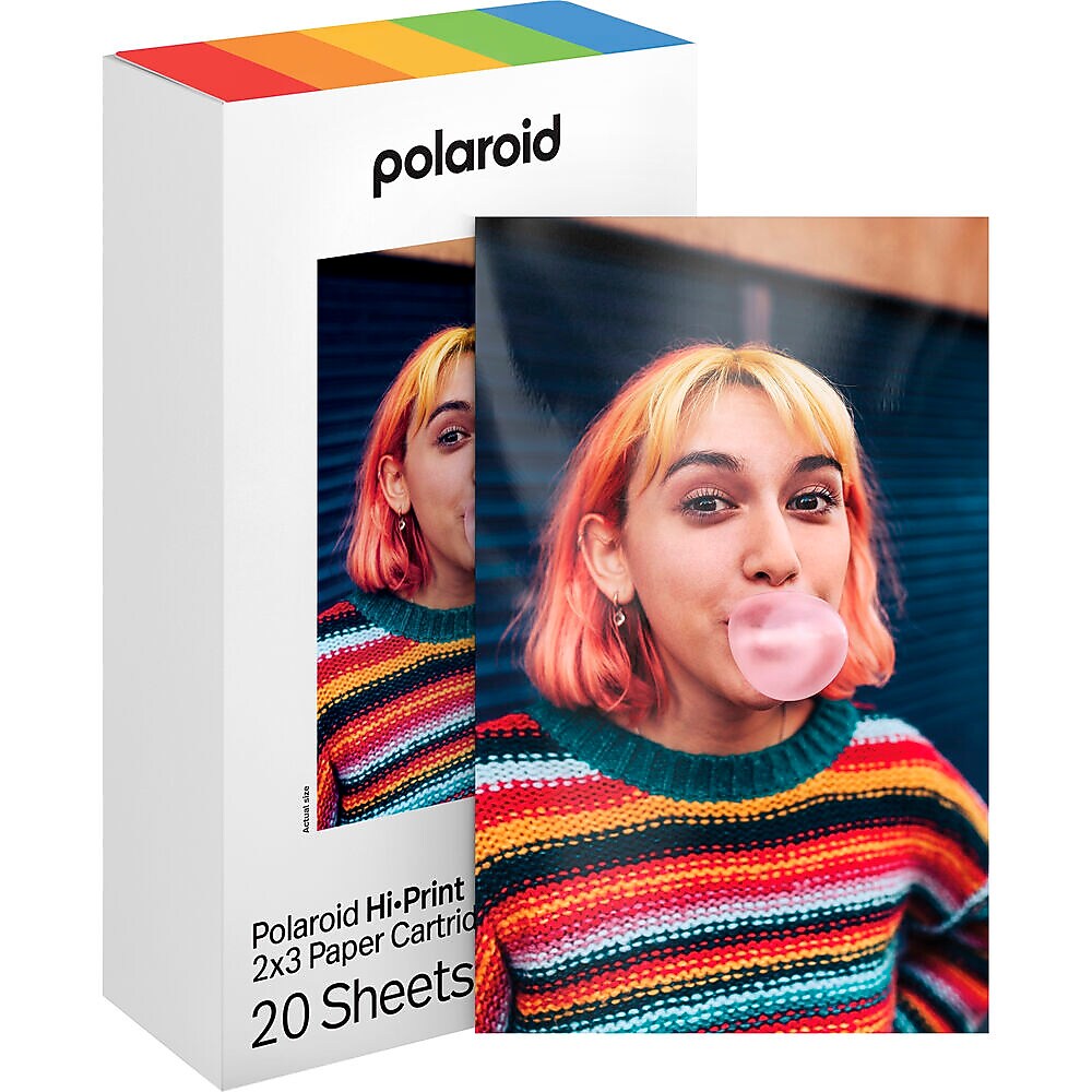 Polaroid Hi-Print Paper - 2x3 Photo Paper Cardridge - 20 Photos Part#6355