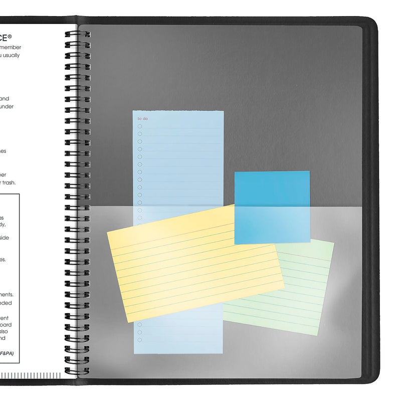 2026 AT-A-GLANCE 8" x 11" Calendar Monthly Planner, Faux Leather Cover, Black (70-260-05-26)