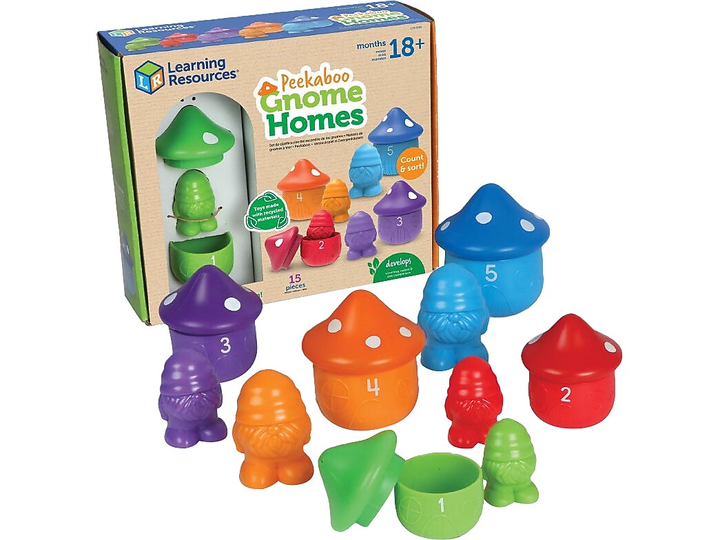 Learning Resources Peekaboo Gnome Homes Toy Set (LER3608)