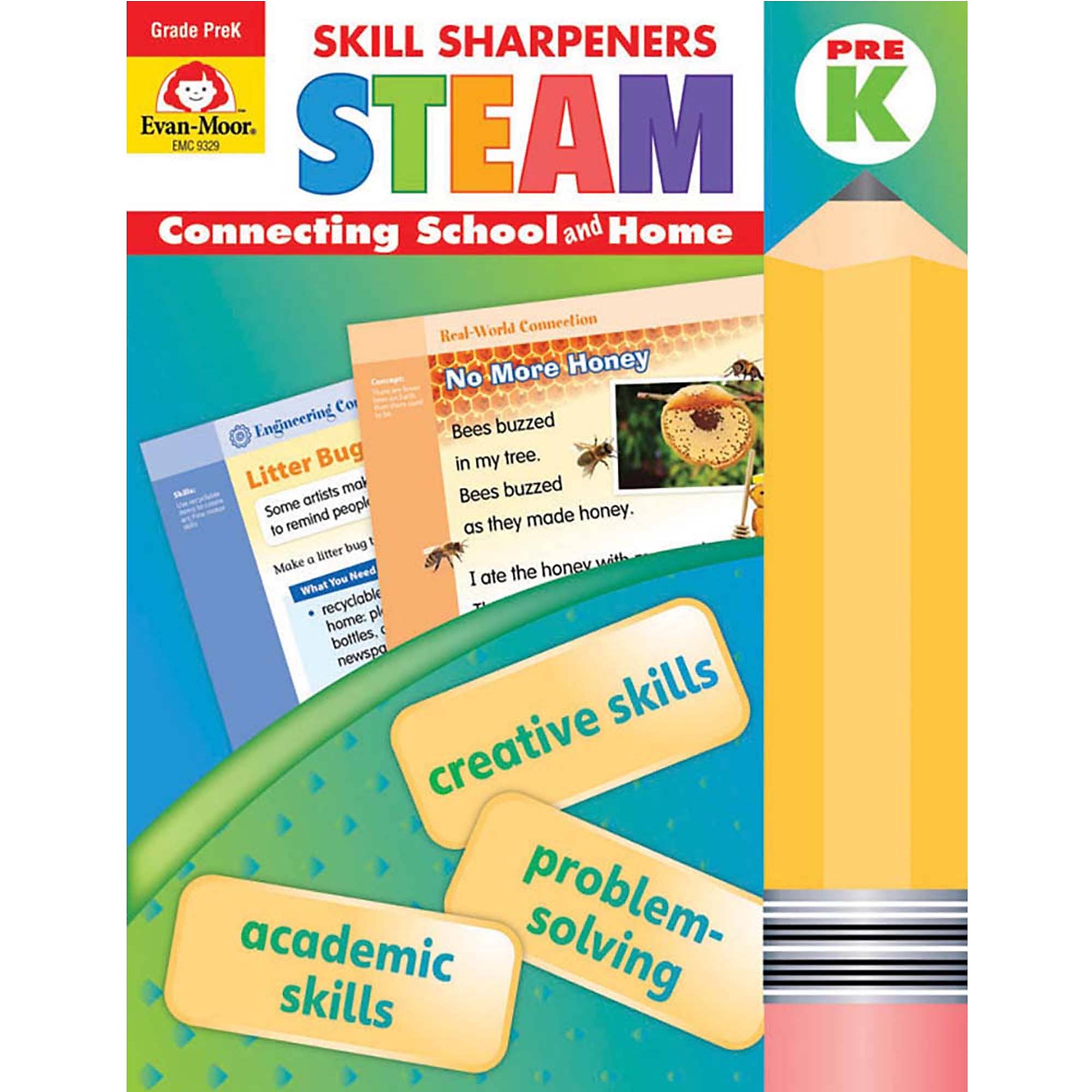 Evan-Moor Educational Publishers Skill Sharpeners STEAM, Grade PreK (EMC9329)