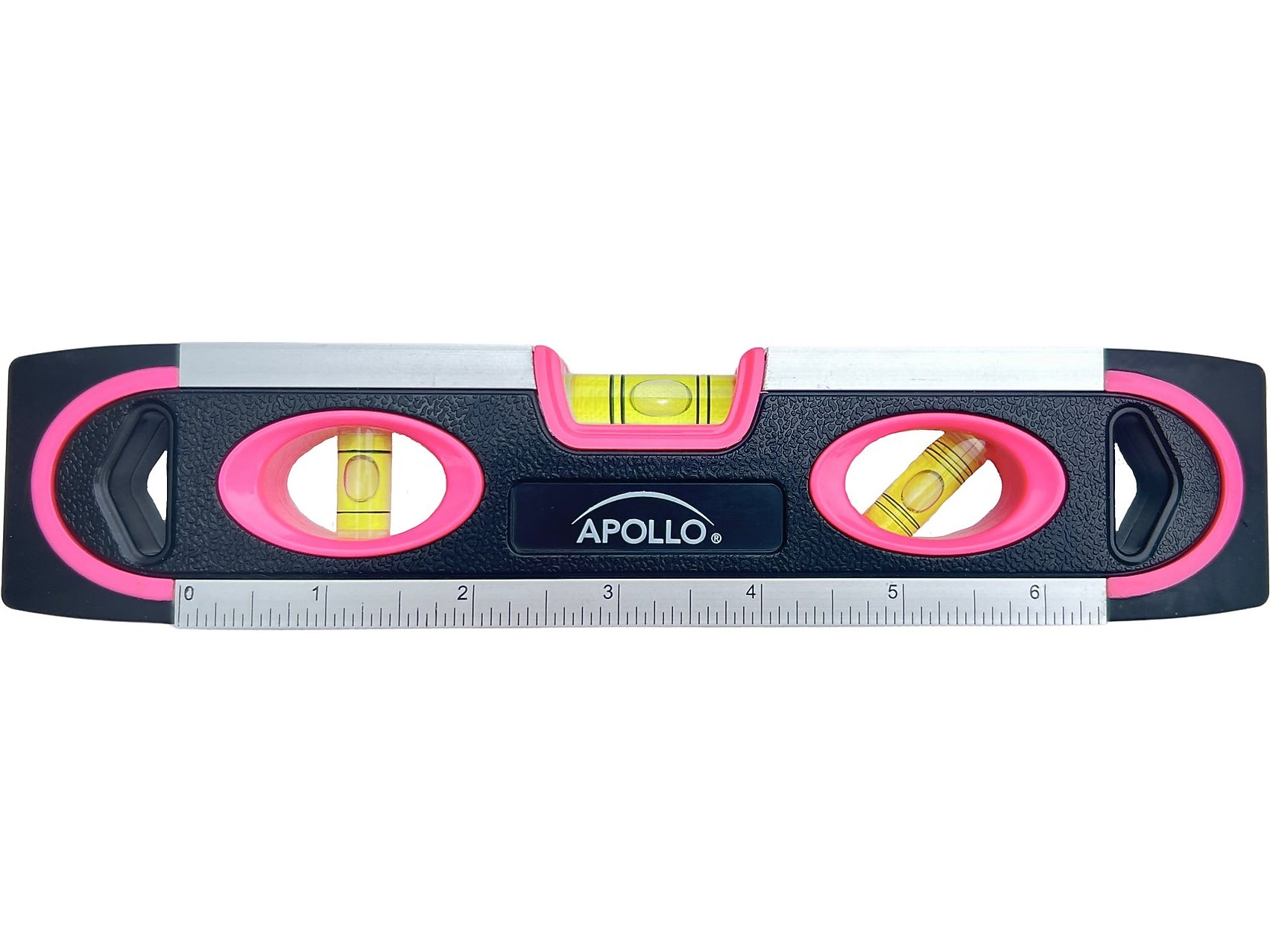 Apollo Tools Torpedo-Shaped Spirit Level, 9", Pink/Black (DT5019P)