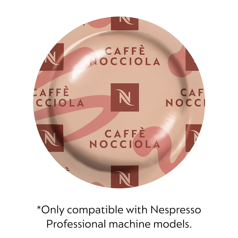 Nespresso Caffe Nocciola Coffee Nespresso Professional Capsules, Espresso Roast, 50/Box (8625.84)