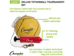 Champion Sports Deluxe Tetherball Tournament Set, Multicolor (CG207)