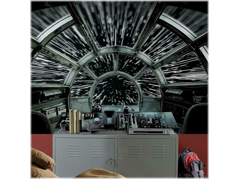 RoomMates Star Wars Millennium Falcon Contemporary Wall Mural, Movies & TV (RMK11458M)