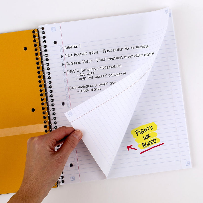 Five Star 3-Subject Notebooks, 8.5" x 11", College Ruled, 150 Sheets (06050/06210)