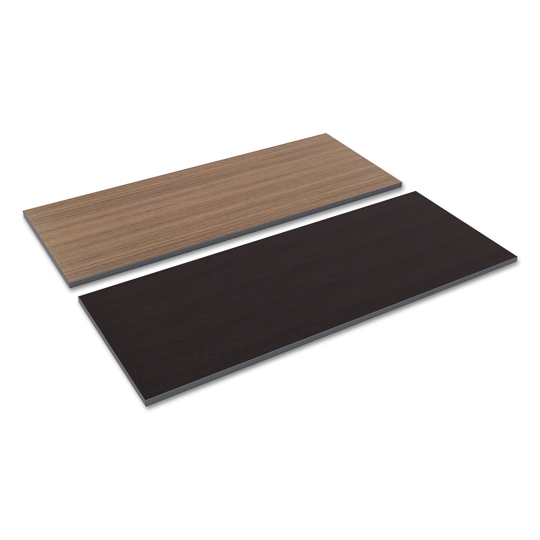 Alera® Reversible Laminate Table Top, Rectangular, 60w x 24d, Espresso/Walnut