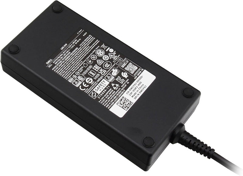 Dell 180W AC Adapter for Dell Laptops, Black (WCF6J)