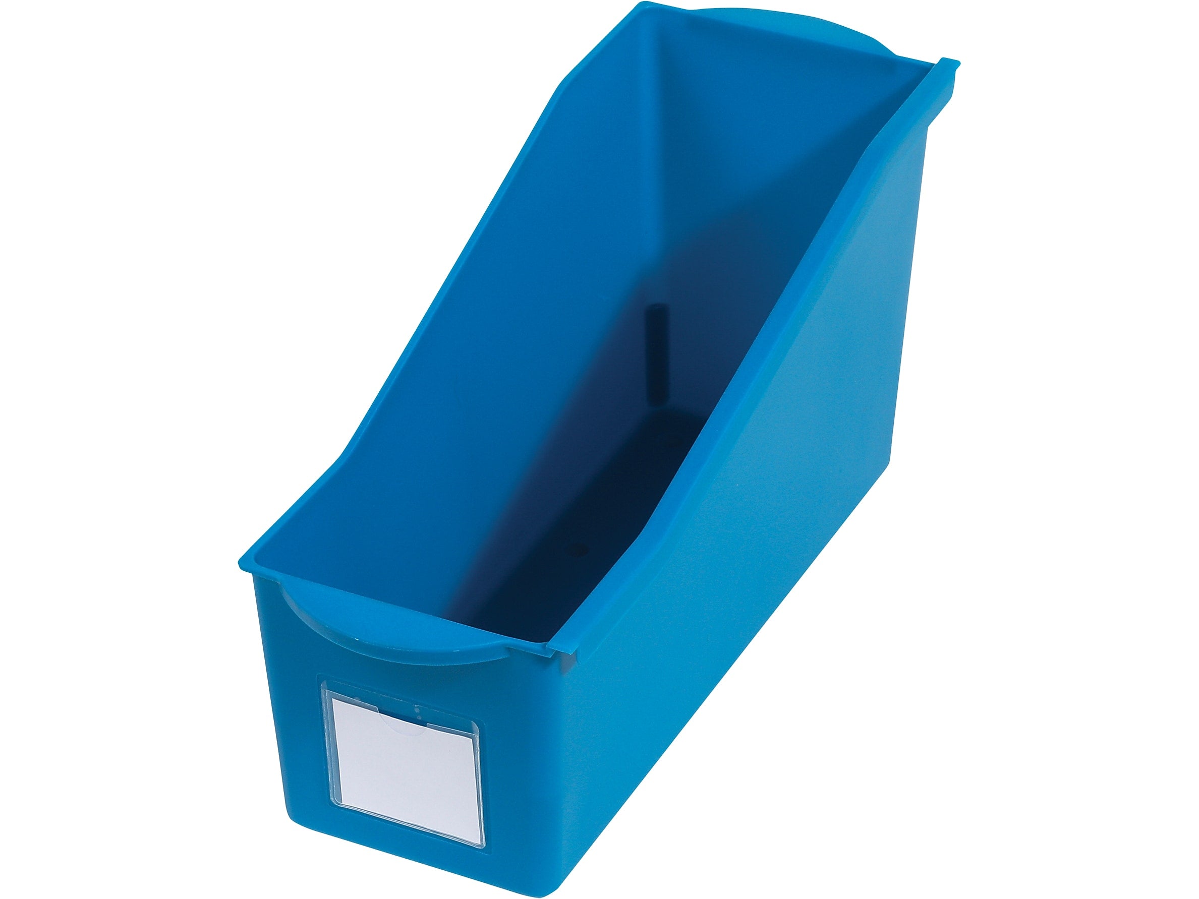 Deflect-O Polypropylene Book Bin, 7.35" x 5.34" x 14.2", Blue (39508BLU)