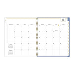 2025-2026 Day Designer for Blue Sky Flutter 8.5" x 11" Academic Year Weekly & Monthly Planner, Plastic Cover (136685-A26)