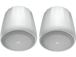 JBL Control C67P/T-WH Full-Range Pendant Loudspeaker with RB, White, Pair