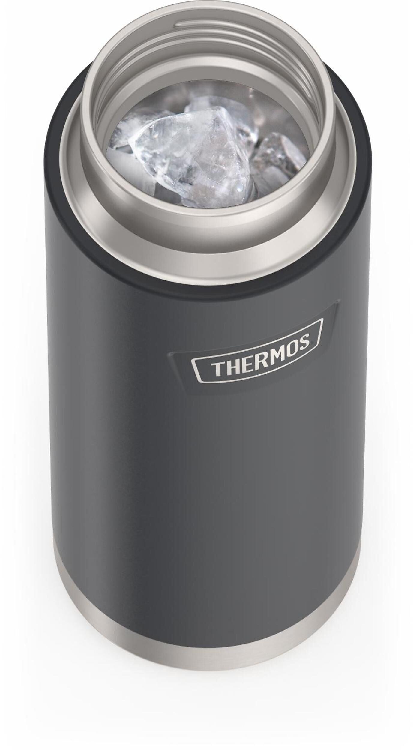 Thermos Icon Stainless Steel Vacuum Insulated Water Bottle, 24 oz., Granite (EAIS2002GT4)