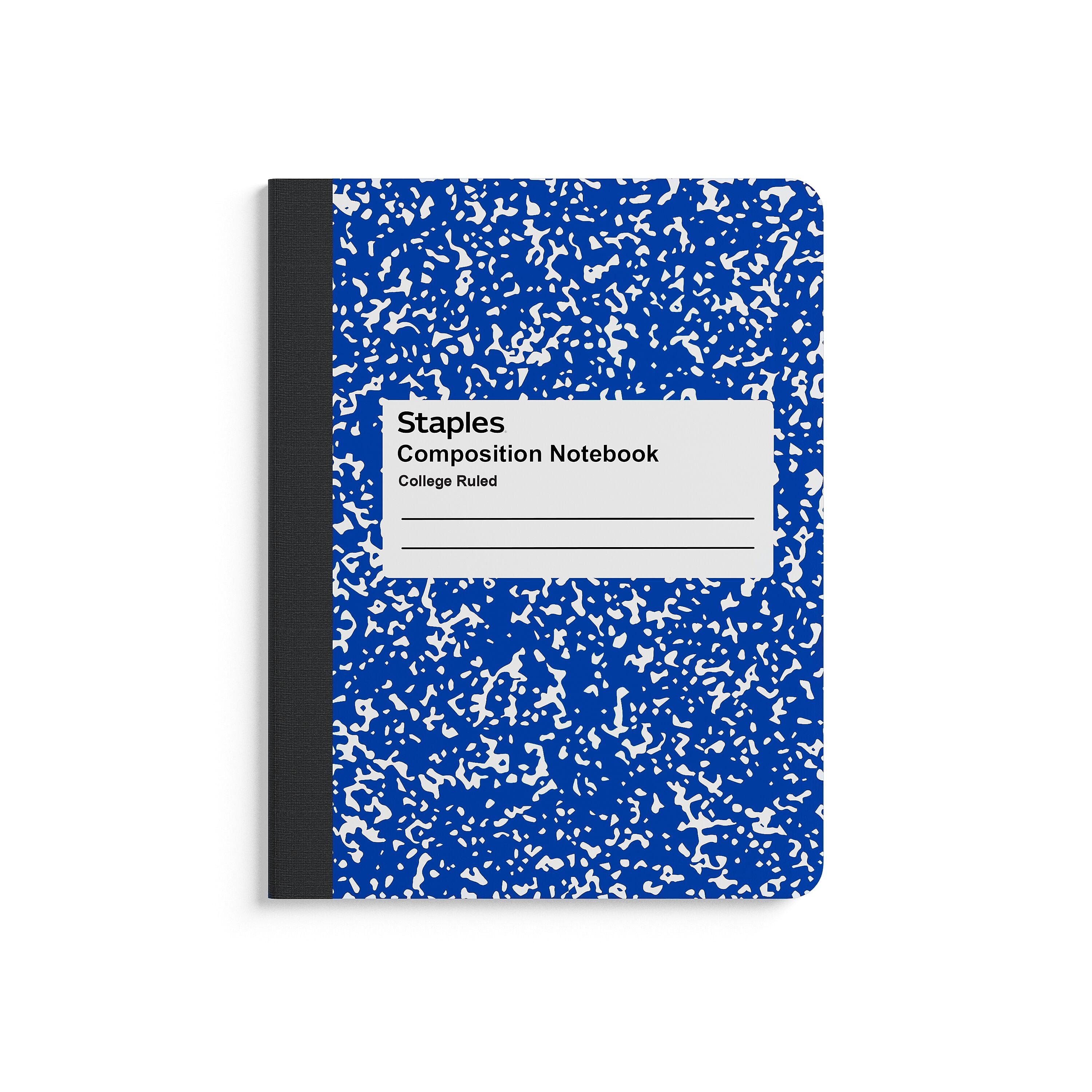 Staples® Composition Notebook, 7.5" x 9.75", College Ruled, 100 Sheets, Blue (ST55067)