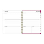 2025-2026 Blue Sky Mahalo 8.5" x 11" Academic Year Weekly & Monthly Planner, Plastic Cover, Multicolored (100149-A26)