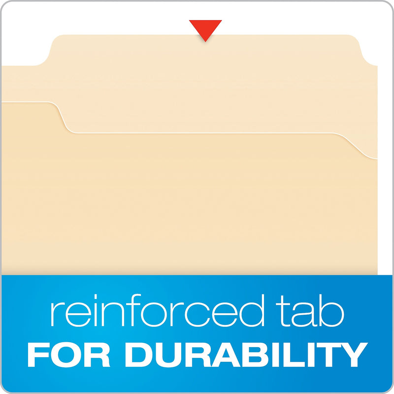 Pendaflex Reinforced Classification Folder, Legal Size, Manila, 50/Box (FM310EE)