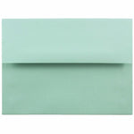 JAM Paper A6 Booklet Envelope 4 3/4" x 6 1/2", Aqua Blue, 100/Pack (157460d)