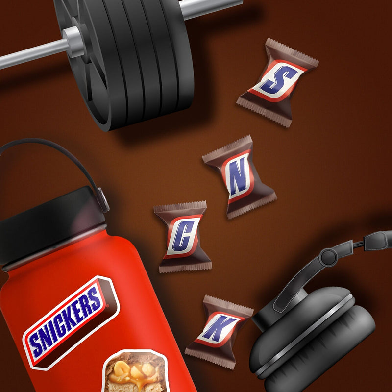 Snickers Minis Milk Chocolate Candy Bars, 4.4 oz., 12/Pack (MMM01502)