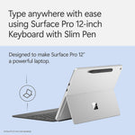 Microsoft Surface Pro 12" Keyboard Cover with Slim Pen 2, Slate (EP2-32750)