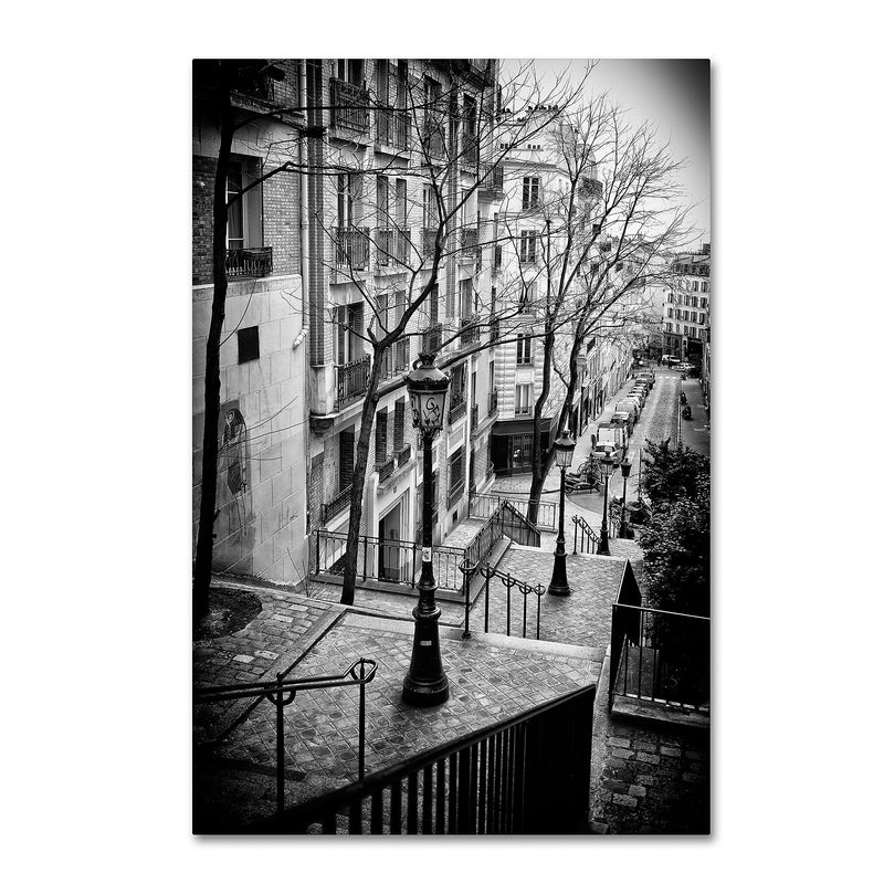 Trademark Fine Art Philippe Hugonnard 'Parisian Lamppost' 12" x 19" Canvas Stretched (190836053933)