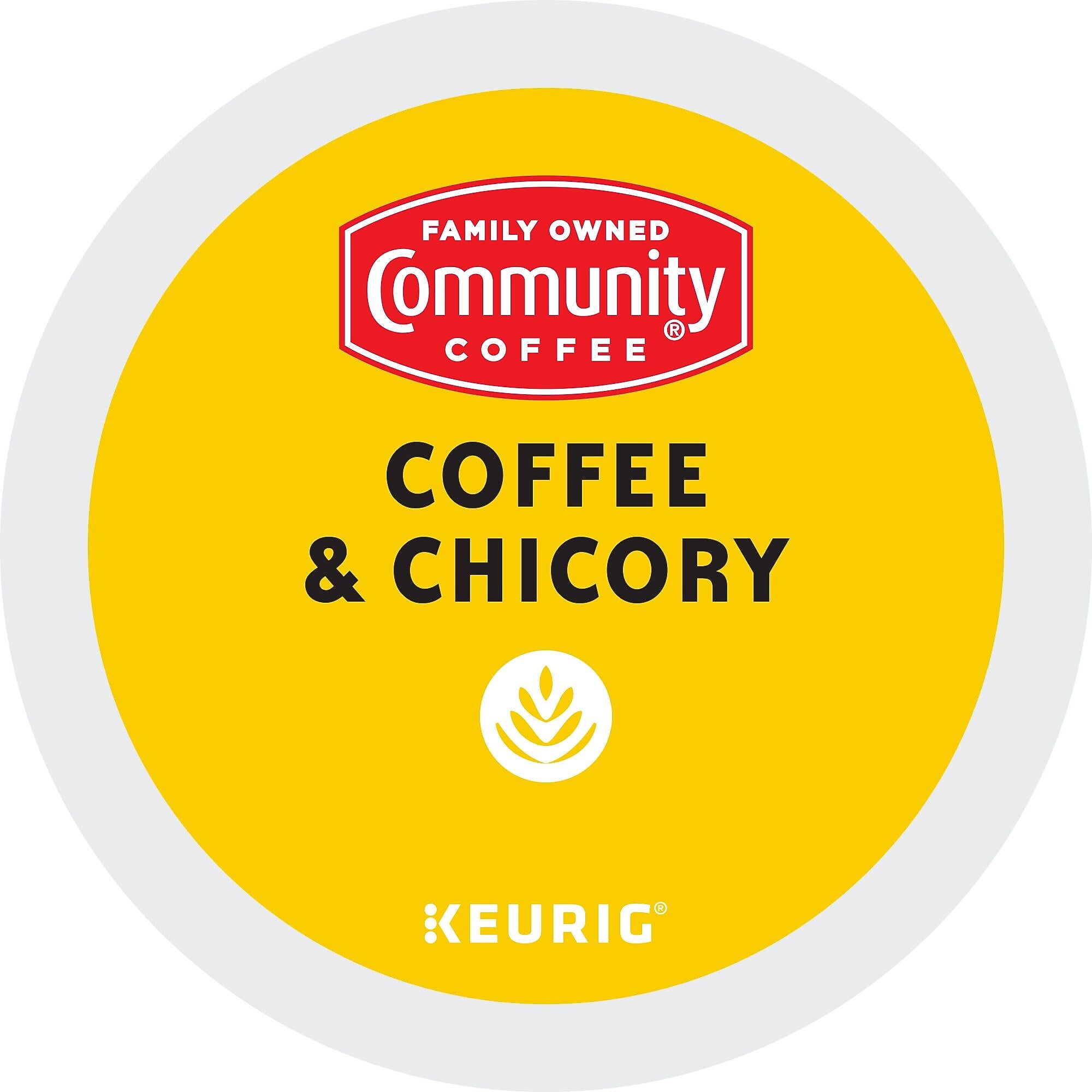Community Coffee Coffee & Chicory Coffee Keurig® K-Cup® Pods, Medium Roast, 96/Carton (5000374326CT)