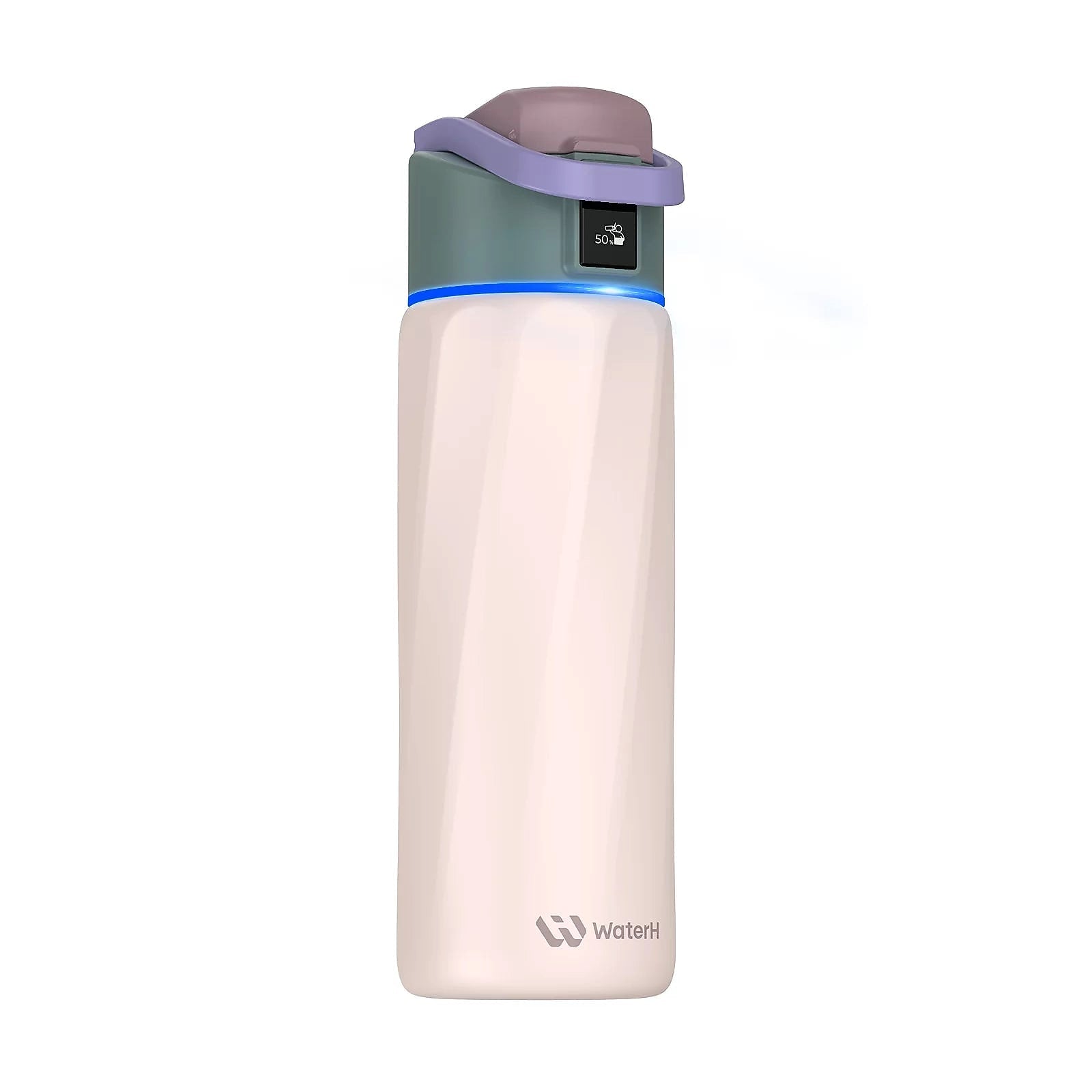 WaterH BOOST Stainless Steel Triple Wall Insulated Smart Water Bottle, 24 oz., Pink (B003-24OZ-FP)