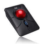 Adesso iMouse T50 Wireless Ergonomic Ambidextrous Optical Mouse, Red/Black