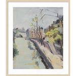 Amanti Art Grand Quay Paris by Anne Durham Wood Framed Wall Art Print, 35" x 41" (A42677451182)