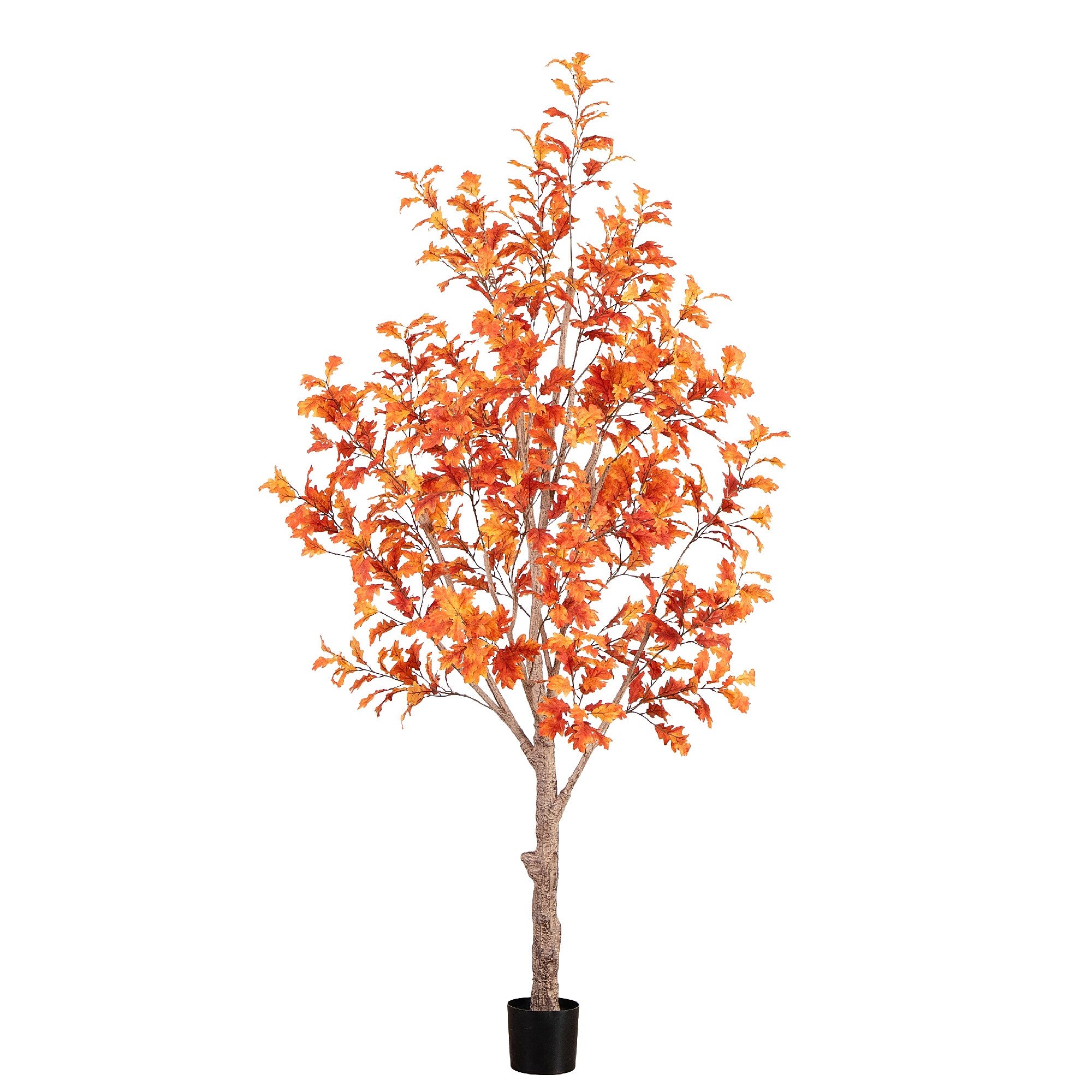 Nearly Natural 9' Autumn Oak Artificial Fall Tree (T4810)