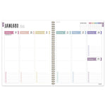 2026 TF Publishing Joyful Year 9" x 11" Weekly & Monthly, Paperboard Cover, Multicolored (26-9708)