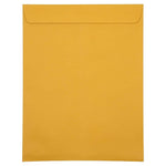 JAM Paper Booklet Envelope 10" x 13", Brown Kraft, 50/Pack (4153i)