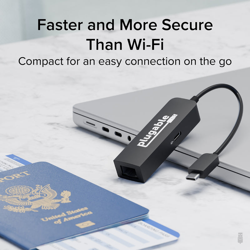 Plugable USB-C Gigabit Ethernet Adapter (USBC-E2500PD)