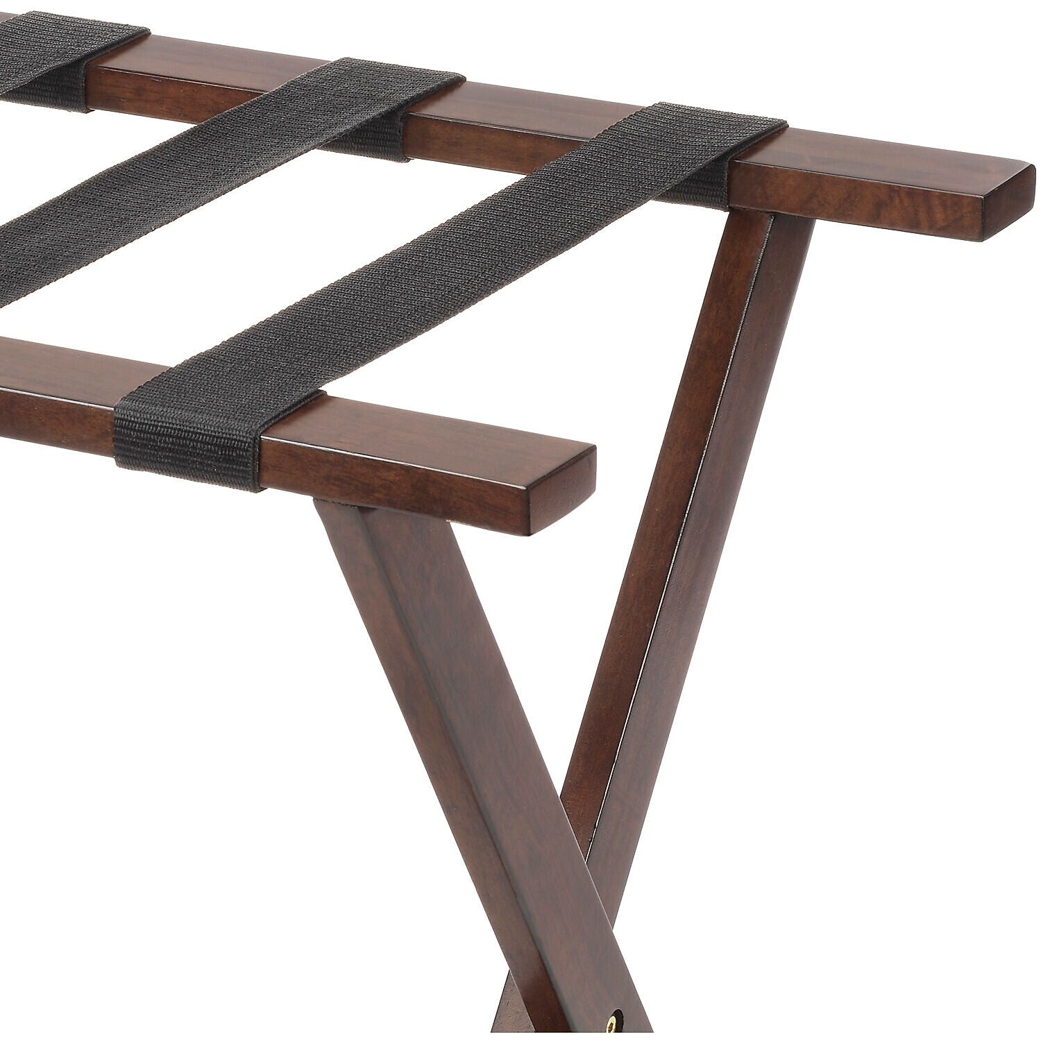 Whitmor 25.75" Luggage Rack, Walnut (5831-13836-WNT)