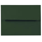 JAM Paper A2 Booklet Envelope 4 3/8" x 5 3/4", Dark Green, 100/Pack (1512744d)