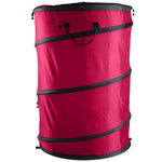 Simplify Holiday Pop Up Storage Tote with Lid, Fabric, Red/Black (9104)