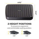 Fellowes Standard Footrest, Graphite (48121)